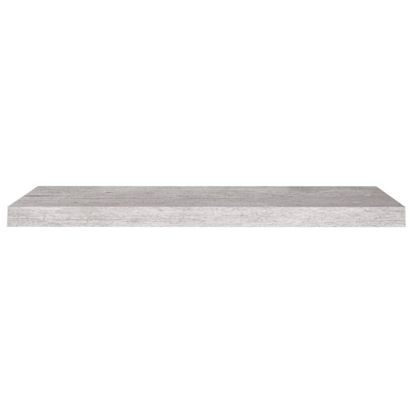 Plutajuća zidna polica siva boja betona 80 x 23
