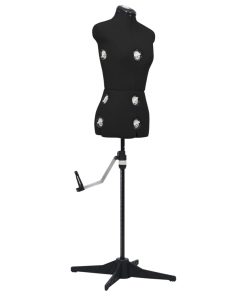 Podesiva krojačka lutka ženska crna S veličina 33 - 40