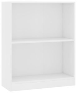 Polica za knjige bijela 60 x 24 x 74