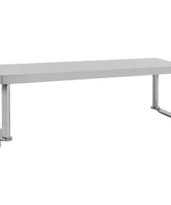 Polica za radni stol 120 x 30 x 35 cm od nehrđajućeg čelika