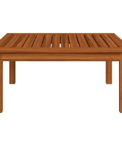 Pomoćni vrtni stol 63 x 63 x 30 cm od masivnog bagremovog drva
