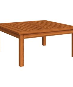 Pomoćni vrtni stol 63 x 63 x 30 cm od masivnog bagremovog drva
