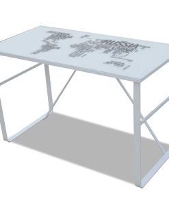 Pravokutni stol s tiskanom površinom