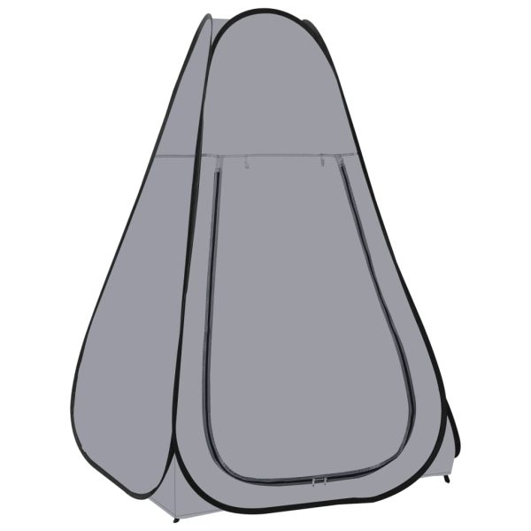 Prigodni šator za tuširanje sivi