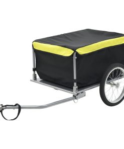 Prikolica za bicikl crno-žuta 65 kg