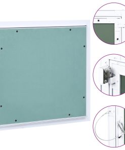 Pristupna ploča s aluminijskim okvirom i knaufom 400 x 400 mm