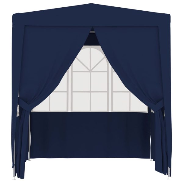 Profesionalni šator za zabave 2 x 2 m plavi 90 g/m²