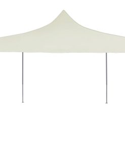 Profesionalni sklopivi šator za zabave 2 x 2 m čelični krem
