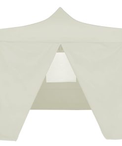 Profesionalni sklopivi šator za zabave 2 x 2 m čelični krem