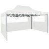 Profesionalni sklopivi šator za zabave 3 x 4 m čelični bijeli