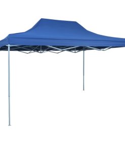 Profesionalni sklopivi šator za zabave 3 x 4 m čelični plavi
