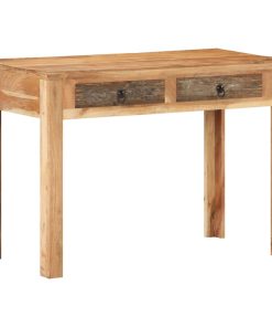 Radni stol 110 x 50 x 75 cm od masivnog obnovljenog drva
