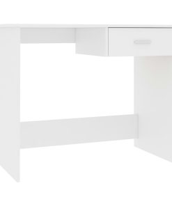 Radni stol bijeli 100 x 50 x 76 cm od iverice