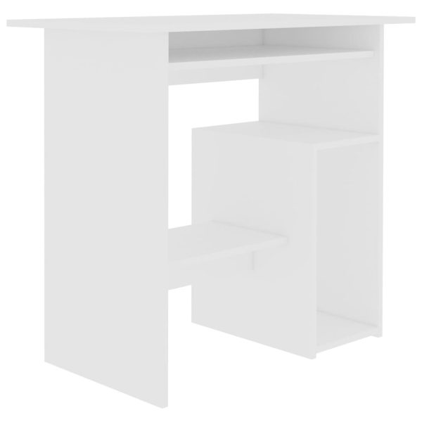 Radni stol bijeli 80 x 45 x 74 cm od iverice