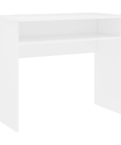 Radni stol bijeli 90 x 50 x 74 cm od iverice