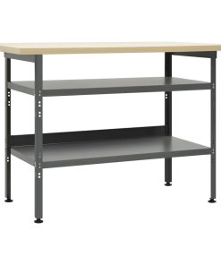 Radni stol sivi 120 x 60 x 85 cm čelični