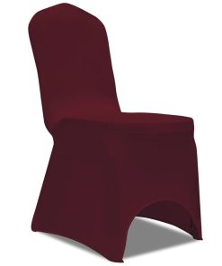 Rastezljiva navlaka za stolice 4 kom Bordo boja