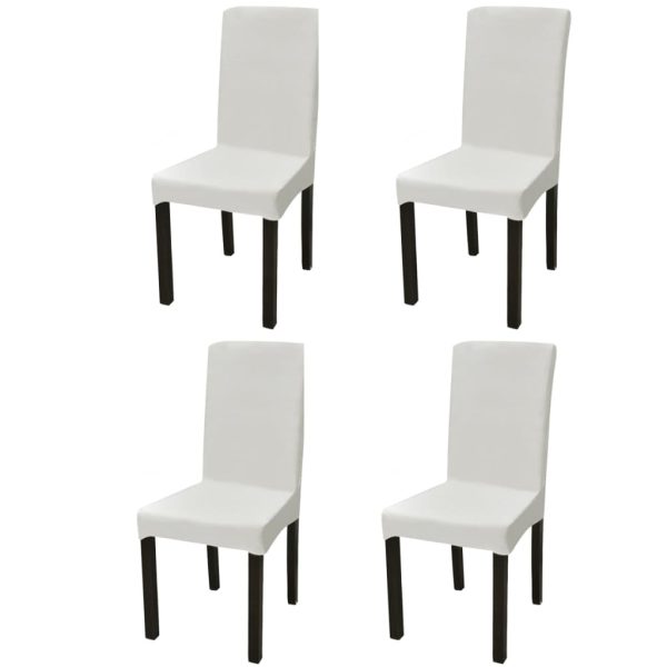 Rastezljive navlake za stolice 4 kom Krem boja