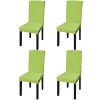 Rastezljive navlake za stolice 4 kom Zelena boja