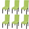 Rastezljive navlake za stolice 6 kom Zelena boja