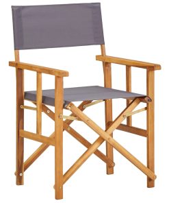 Redateljske stolice 2 kom od masivnog bagremovog drva
