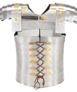 Replika rimskog vojničkog oklopa za LARP srebrna čelična