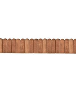 Rolana ograda smeđa 120 cm od impregnirane borovine