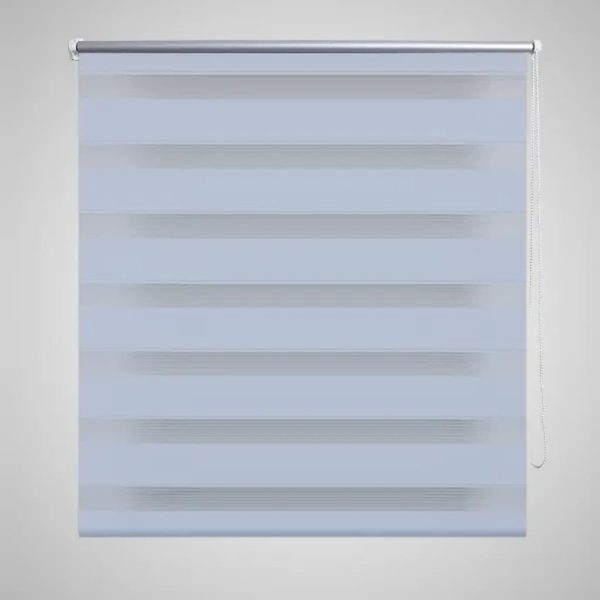 Rolo bijele zavjese sa zebrastim linijama 50 x 100 cm