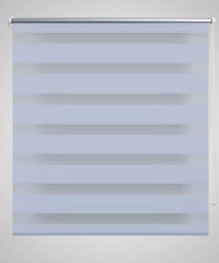 Rolo bijele zavjese sa zebrastim linijama 60 x 120 cm
