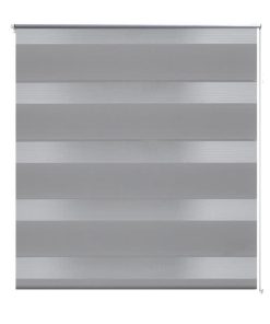 Rolo roleta sa zebrastim linijama 140 x 175 cm Siva