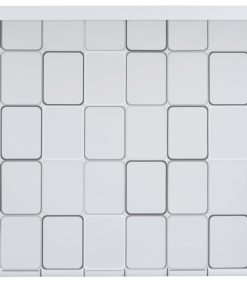 Rolo zastor za tuš 120 x 240 cm s uzorkom kvadrata