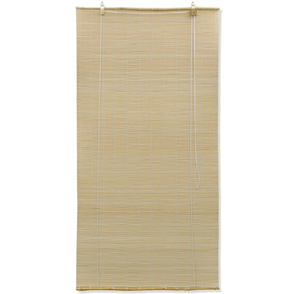 Rolo zavjesa od bambusa prirodna boja 80 x 160 cm