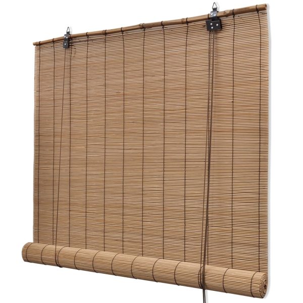 Rolo zavjesa od bambusa smeđa boja 150 x 220 cm