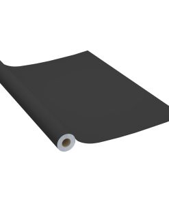 Samoljepljiva folija za namještaj crna 500 x 90 cm PVC