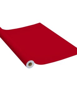 Samoljepljiva folija za namještaj crvena 500 x 90 cm PVC