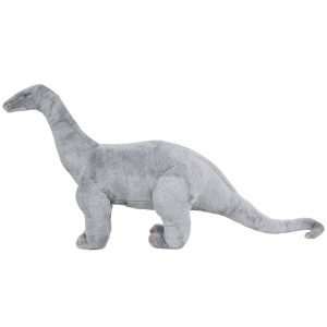 Samostojeći plišani dinosaur brahiosaur sivi XXL