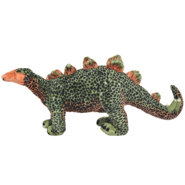 Samostojeći plišani dinosaur stegosaur zeleni XXL