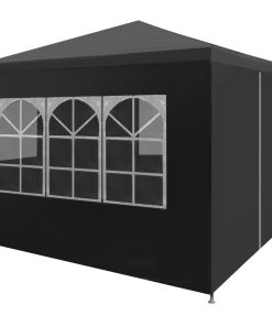 Šator za zabave 3 x 3 m antracit