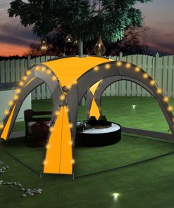 Šator za zabave LED s 4 bočna zida 3
