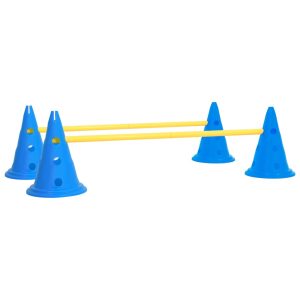 Set prepreka za treniranje pasa plavo-žuti