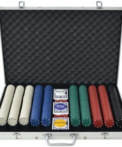 Set za Poker s 1000 Žetona Aluminijum