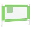 Sigurnosna ograda za dječji krevet zelena 90 x 25 cm od tkanine