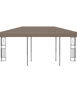 Sjenica od tkanine 6 x 3 m smeđe-siva