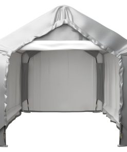 Skladišni šator sivi 180 x 180 cm od pocinčanog čelika
