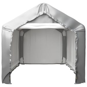 Skladišni šator sivi 180 x 180 cm od pocinčanog čelika
