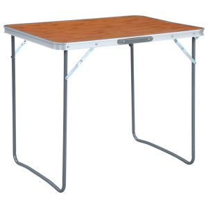 Sklopivi stol za kampiranje s metalnim okvirom 80 x 60 cm