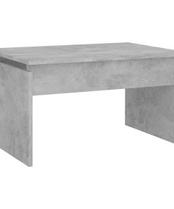 Stolić za kavu siva boja betona 68 x 50 x 38 cm od iverice