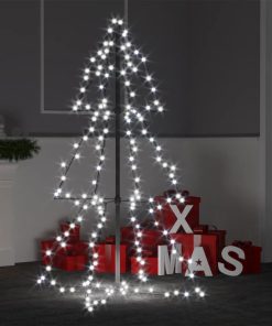 Stožasto božićno drvce 160 LED unutarnje i vanjsko 78 x 120 cm