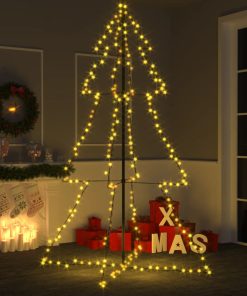 Stožasto božićno drvce 240 LED unutarnje i vanjsko 118 x 180 cm