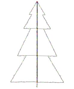 Stožasto božićno drvce 240 LED unutarnje i vanjsko 118 x 180 cm